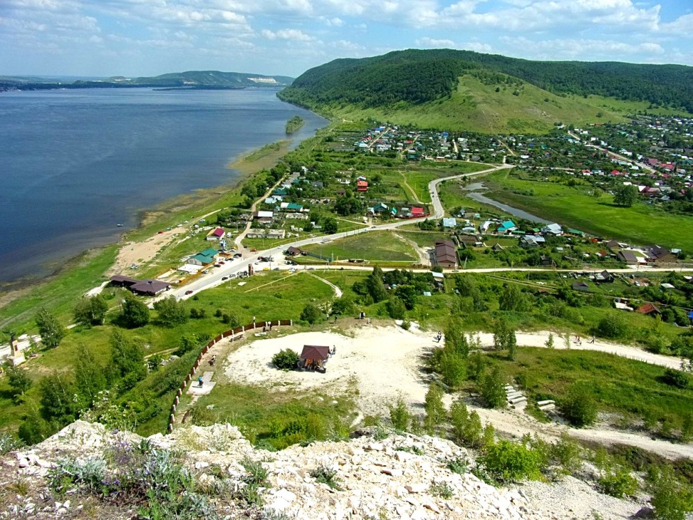 Самарская область Ширяево с высоты птичьего полета