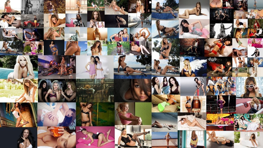 Лицо и вагина фотомодели