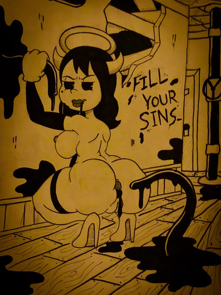 Алиса Bendy and the Ink Machine rule34