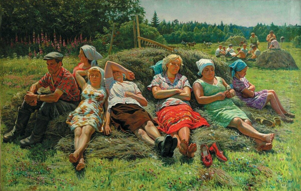 Деревенский сеновал