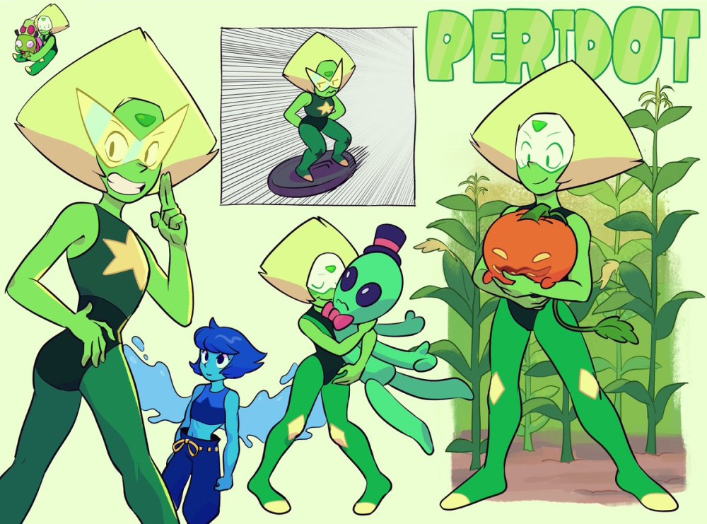 Steven Universe Peridot фут фетиш