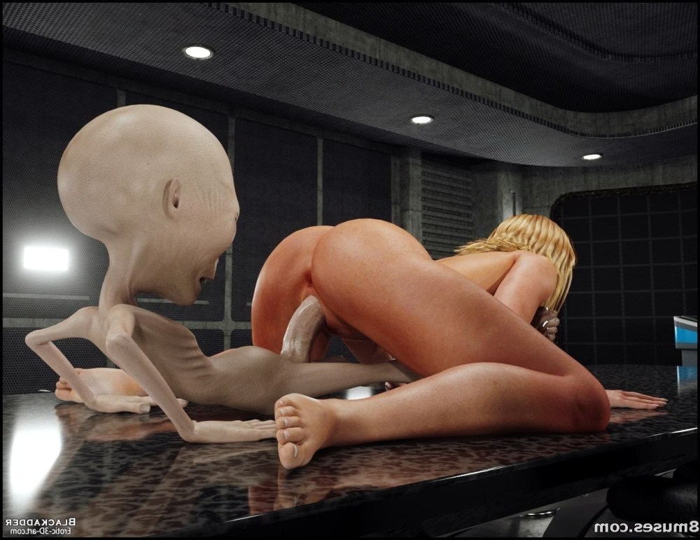 Эротический комикс с пришельцем 3d