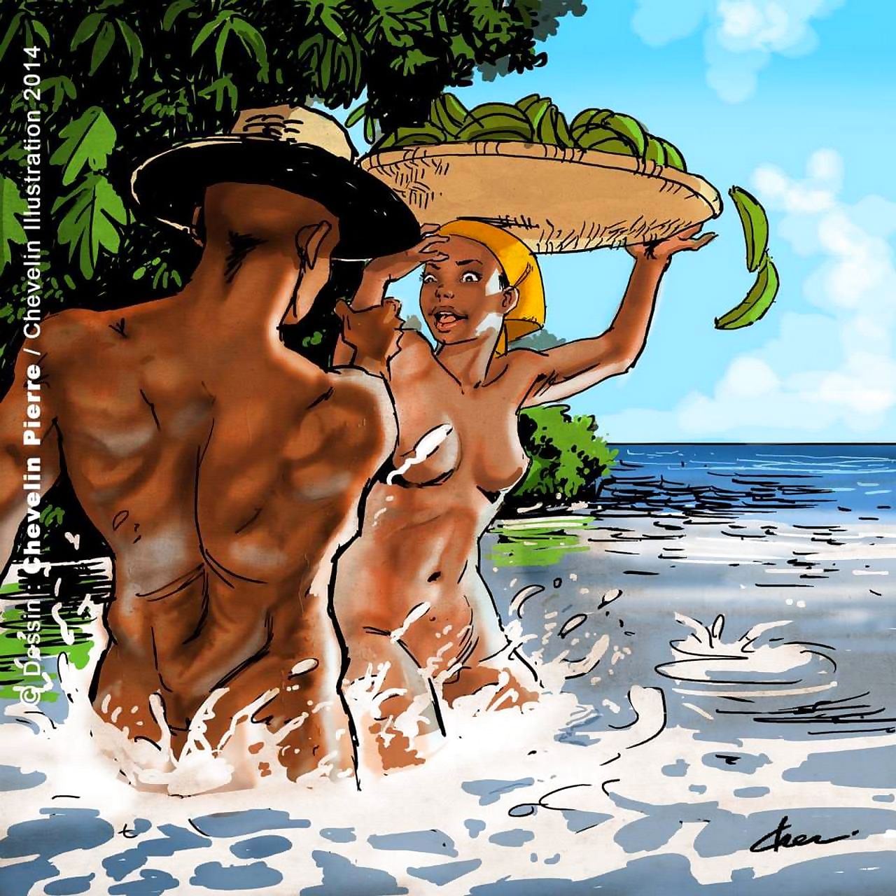 Порно комикс необитаемый остров фото 63