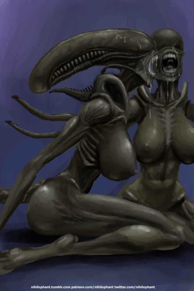 Ксеноморф самка Королева Rule 34