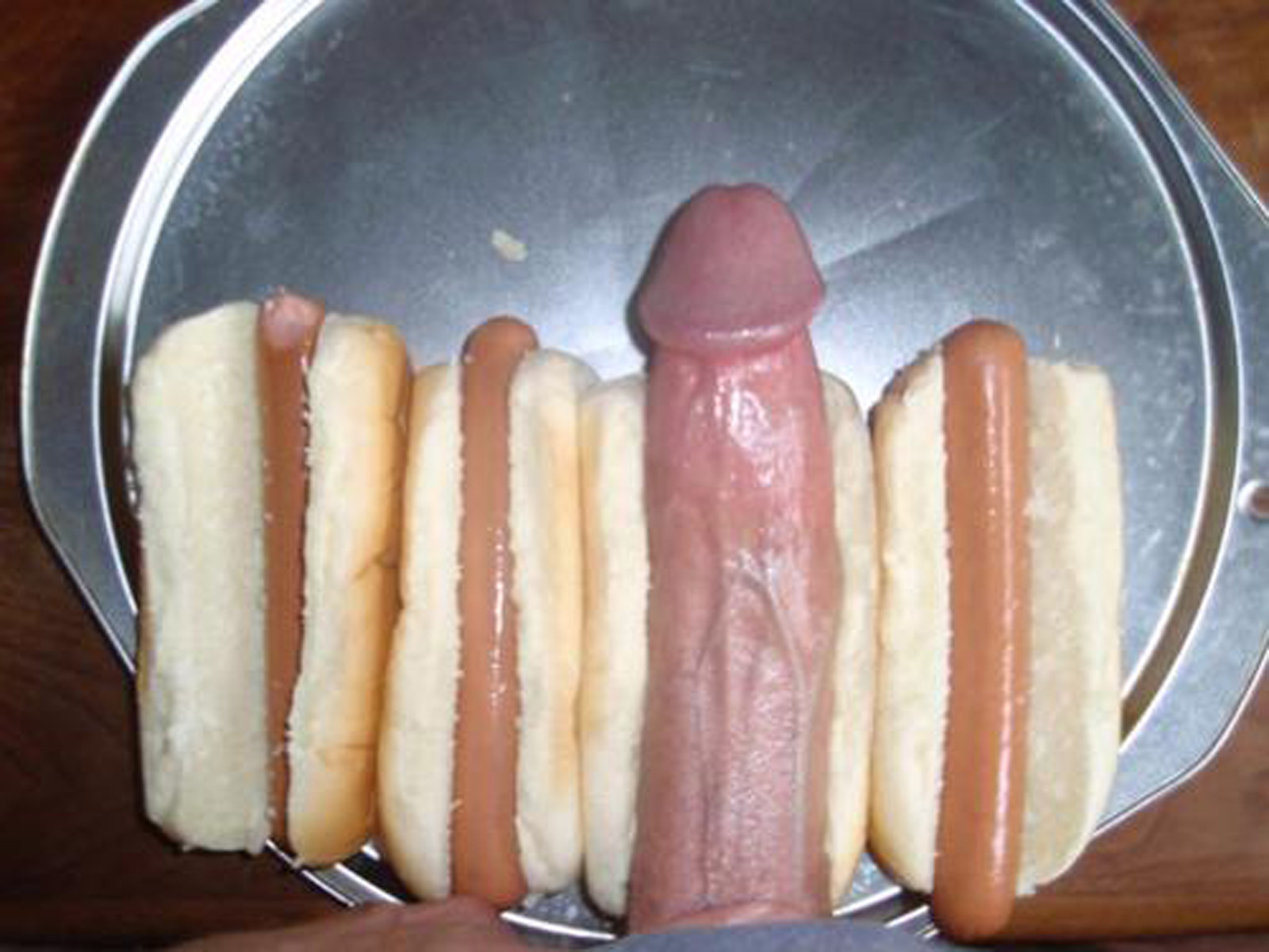 Cock hotdog