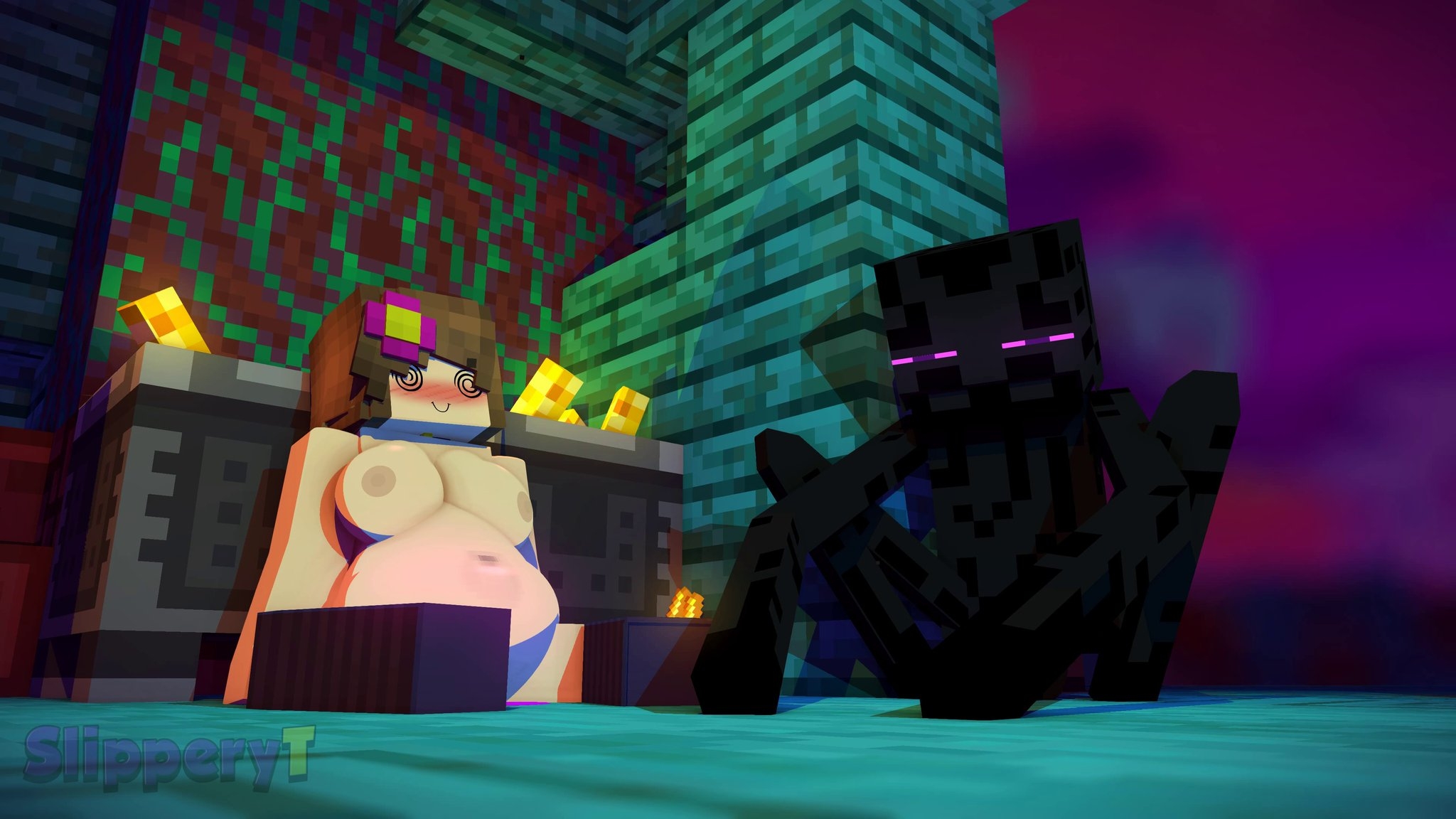 Minecraft jenny x enderman