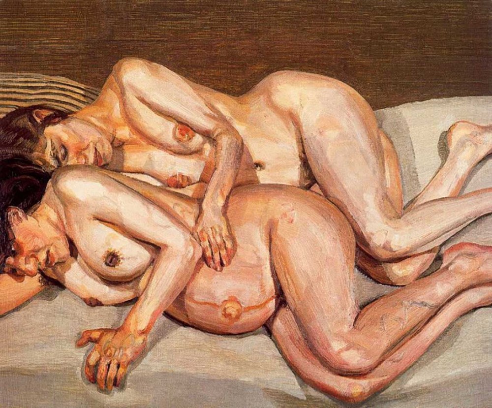 Люсьен Фрейд." И постель новобрачных..."