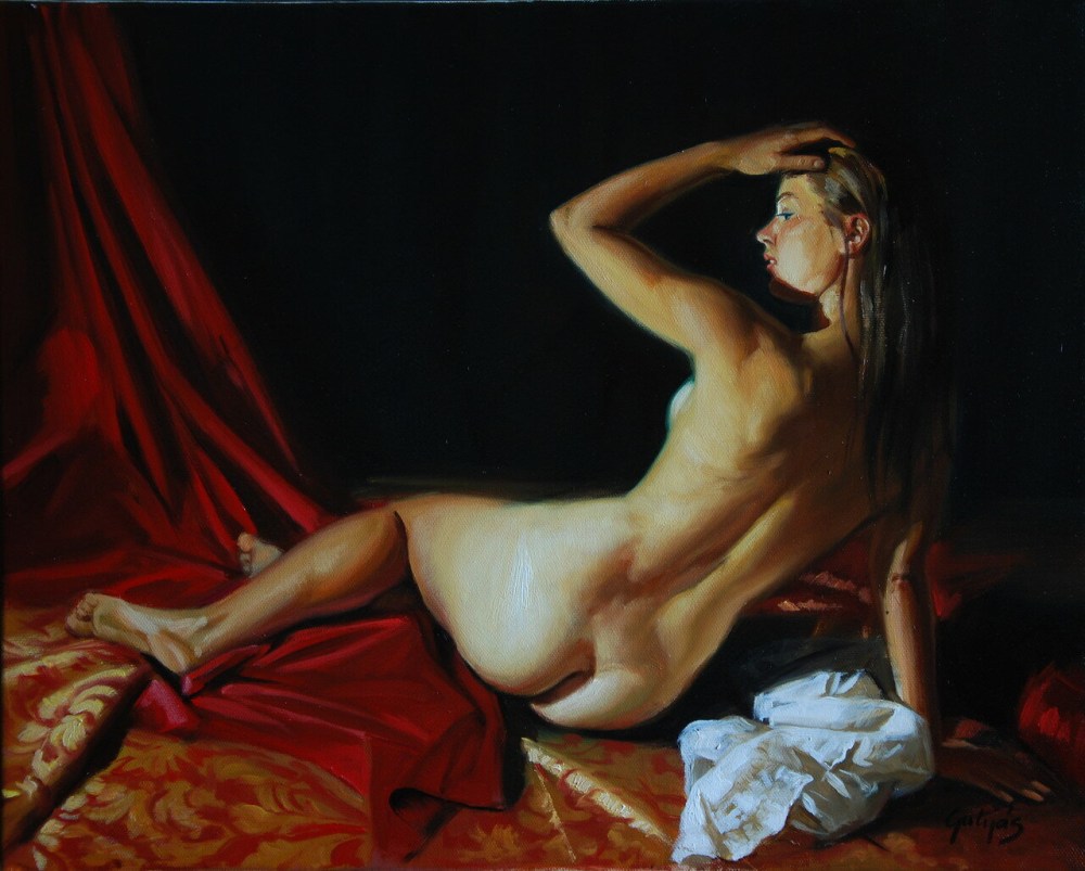 Художник Laszlo Gulyas Венгрия nude