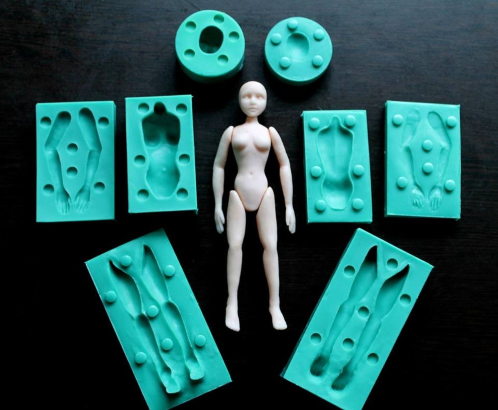 Молд пластиковый мужчина 3d CK
