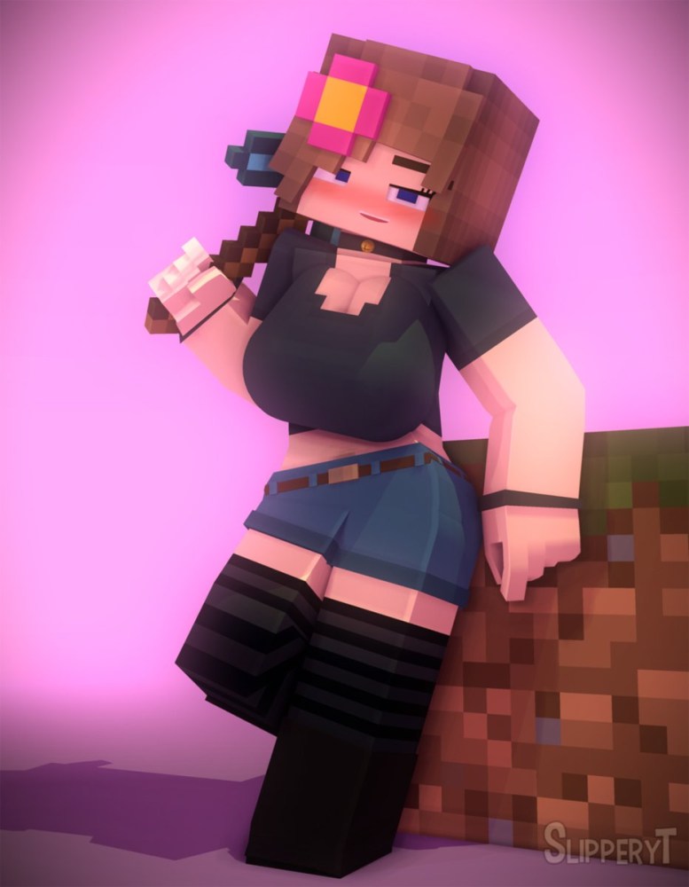 SLIPPERYT майнкрафт Дженни