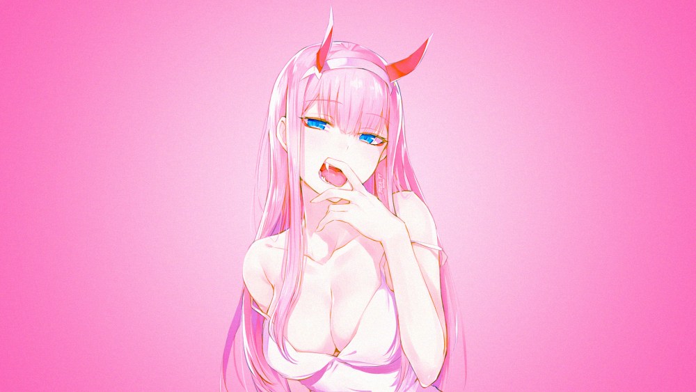 Zero two аниме ахегао