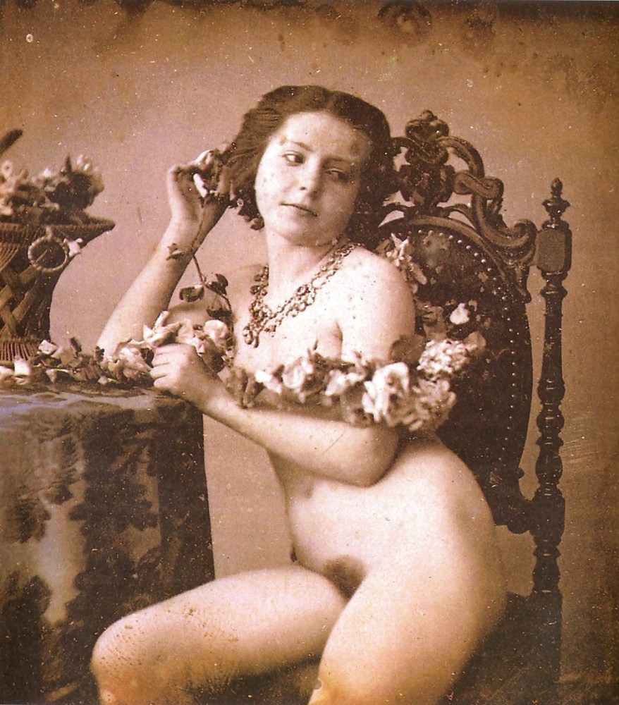 Ретро старинные голые женщины