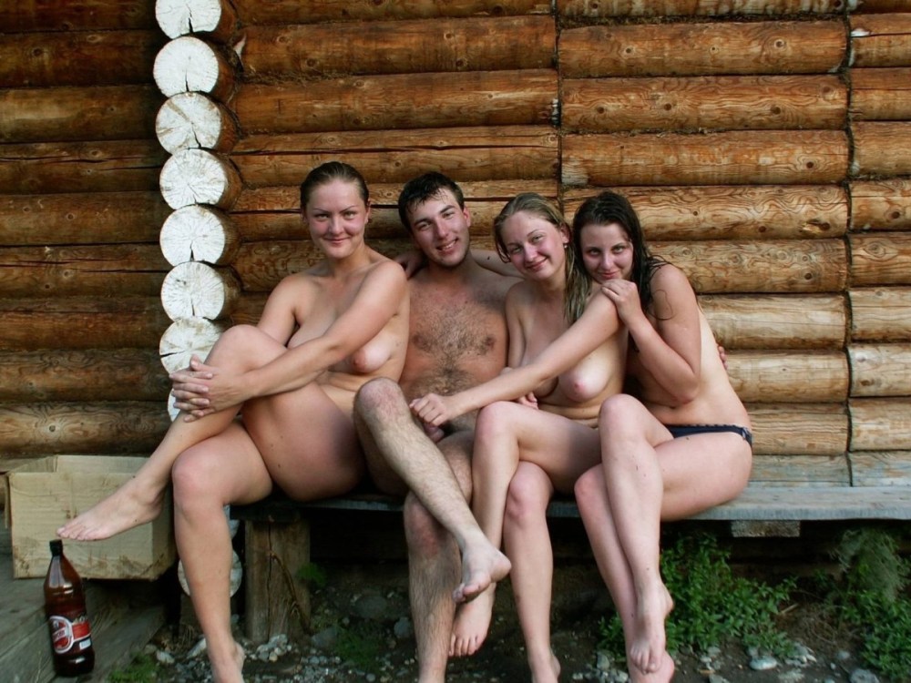 Голые парни в русской бане